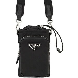 PRADA Re Smartphone Bag Shoulder Crossbody Bag Black